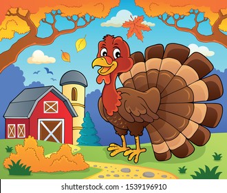 Turkey bird theme image 2 - eps10 vector illustration.