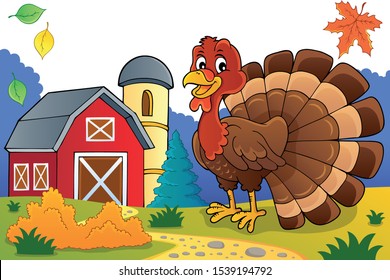 Turkey bird theme image 3 - eps10 vector illustration.
