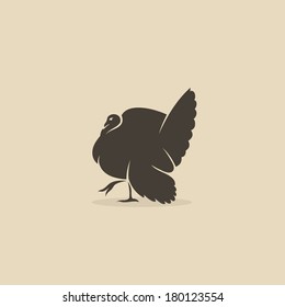 Turkey Bird - Vector Illustration