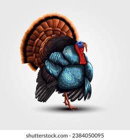 turkey bird vector illustration design