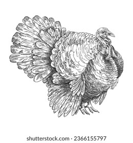 Turkey bird  vector