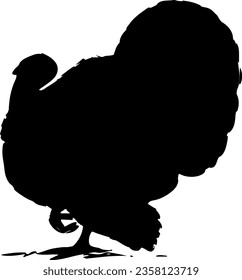 Türkische Schwarze Silhouette-Vektorgrafik