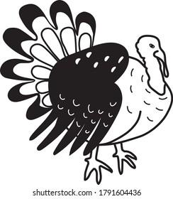 Turkey. Black and white image.