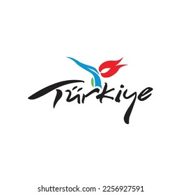 Türkiye, Turkey, Branding Logo Vector Design