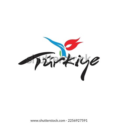 Türkiye, Turkey, Branding Logo Vector Design