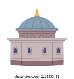 Turkey Building as Topkapi Palace and Attraction Place Vector Illustration