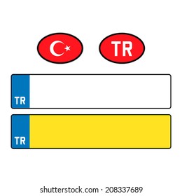 TURKEY, Car License Plates