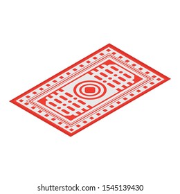 Turkey carpet icon. Isometric of turkey carpet vector icon for web design isolated on white background