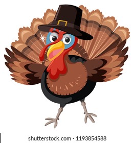 Cute Cartoon Thanksgiving Turkey Stock Vector (Royalty Free) 116475856