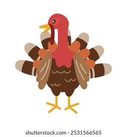 Turkey Chicken Character Illustration - 01
