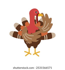 Turkey Chicken Character Illustration - 05