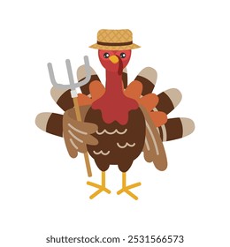 Turkey Chicken Character Illustration - 09