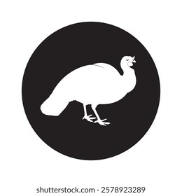 Turkey Chicken Icon Illustration Element Design