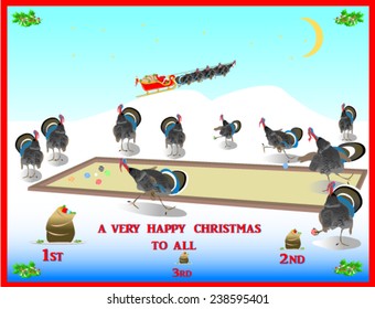 Turkey Christmas Boule