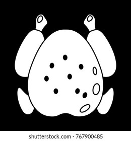 turkey cooked icon