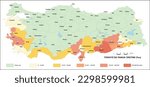 Turkey Cotton Production Map, Geography Lesson, Agriculture in Turkey, Cotton, Turkey Map, map, geography, Türkiye Pamuk Üretim Haritası, Coğrafya Dersi, Türkiye