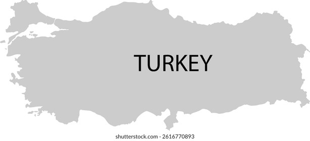 Turkey Country Map Design And Flag Vector Art