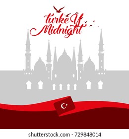Turkey cover design, Turkey skyline