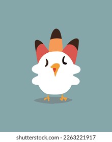 turkey cute cartoon eps file