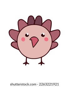 turkey cute cartoon eps file