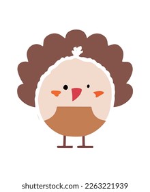 turkey cute cartoon eps file