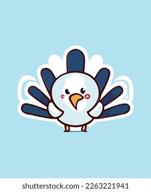 turkey cute cartoon eps file