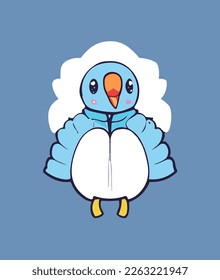 turkey cute cartoon eps file