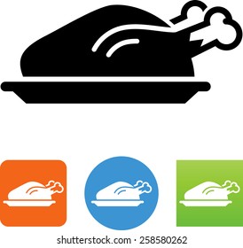 Turkey dinner icon
