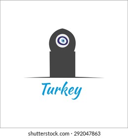 Turkey door with eye