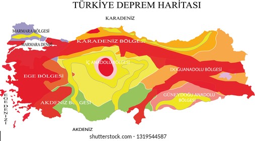 Turkey Earthquake Map, Country Maps, Maps

