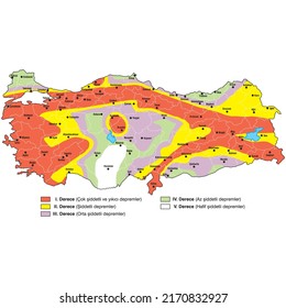 Turkey Earthquake Map, Country Maps, Maps