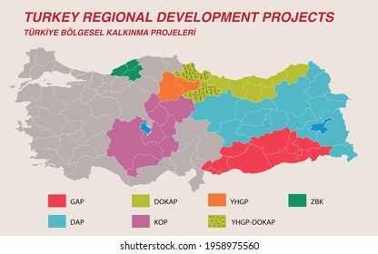 Turkey Economic Geography Map -