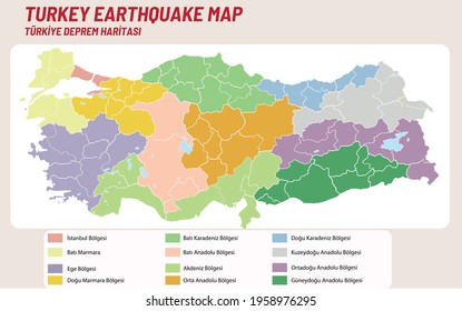 Turkey Economic Geography Map -