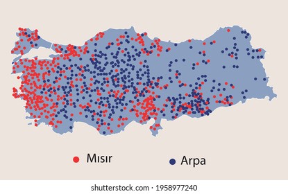 Turkey Economic Geography Map -