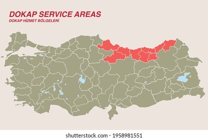 Turkey Economic Geography map - irrigation projects in Turkey map, Southeastern Anatolia Project (GAP), Eastern Anatolia Project (DAP), Eastern Black Sea Project (DOKAP), Zonguldak, Bartın, Karabük Pr