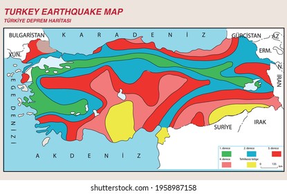 Turkey Economic Geography Map - The Plateau Of Turkey