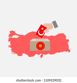 Turkey Elections Vote Box Vector Work