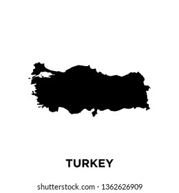 turkey - europe map icon vector