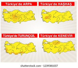 Turkey farm map (marked)
