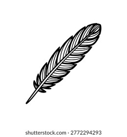 Турция перо значок логотип дизайн. Знак и символ пера. Значок птичьего пера. Ручной рисунок на День благодарения и осенний декор.