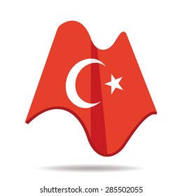 turkey flag, flag of turkey