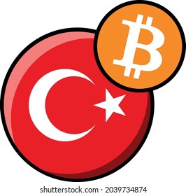 Turkey flag bitcoin, legalized bitcoin, cryptocurrency