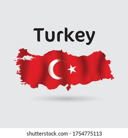 Turkey Vector Contour Map Country Flag Stock Vector Royalty Free turkey-vector-contour-map-country-flag-stock-vector-royalty-free