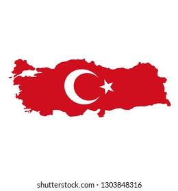 Turkey Flag Logo Inspirations Template