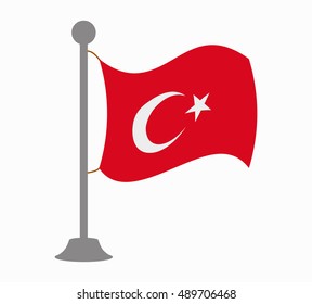 turkey flag mast