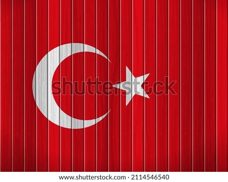 Similar – Image, Stock Photo Fluttered in Turkey Flag