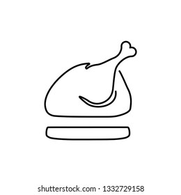 Turkey food icon