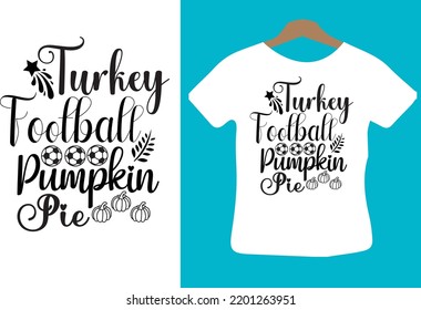 Turkey Football Pumpkin Pie svg design