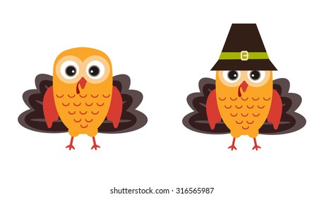 turkey funny on a white background