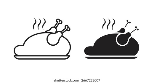 Turkey icon. doodle graphics vectors